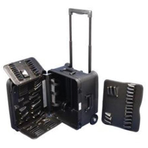 2-Wheel Service Tool Kit, 16-3/4" W x 13-1/2" D x 20" H, Black WestPier