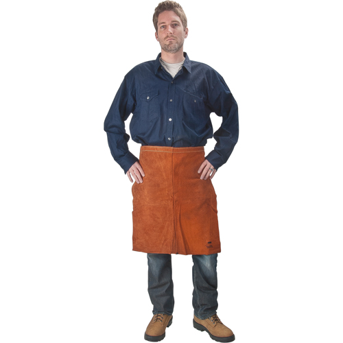 Tablier en cuir, Taille, 24" lo, Lava Brown WestPier
