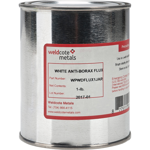 White Antiborax Flux WestPier
