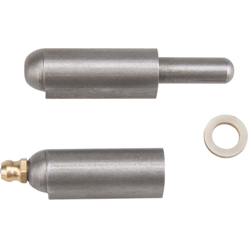 Weld-On Hinge, 0.512" Dia. x 3.15" L, Mild Steel w/Fixed Steel Pin WestPier