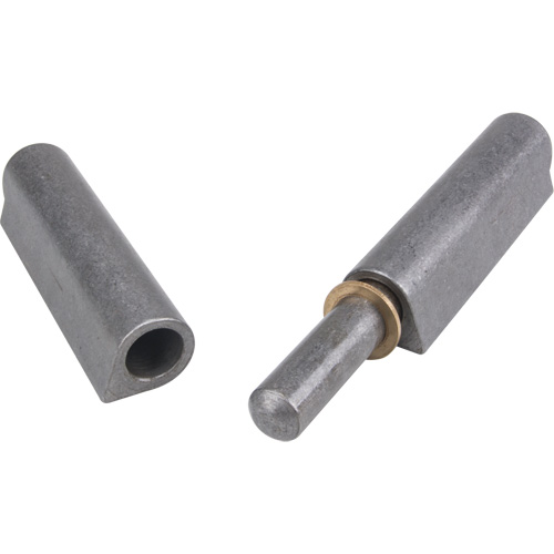 Weld-On Hinge, 1.102" Dia. x 10.236" L, Mild Steel w/Fixed Steel Pin WestPier