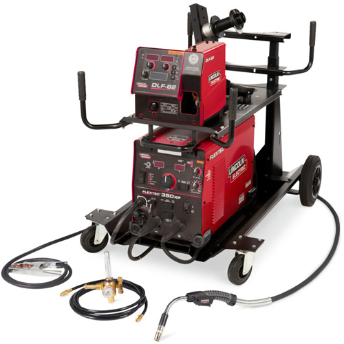 Syst&egrave;me de soudage MIG Flextec Ready-Pak 350XP/DLF-82, 380 V/460 V/575 V, 3 Ph WestPier