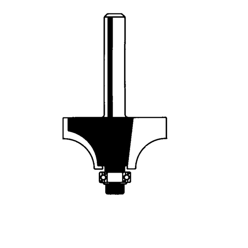 Router Bit - Beading Bit, 5/8" Dia., 1/4" Shank WestPier