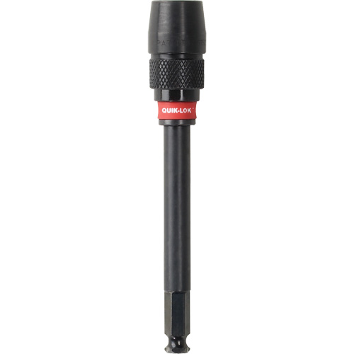 Quik-Lok Impact Drill Bit Extension, 7/16" Max. Diameter, 5-1/2" Length, 7/16" Shank WestPier