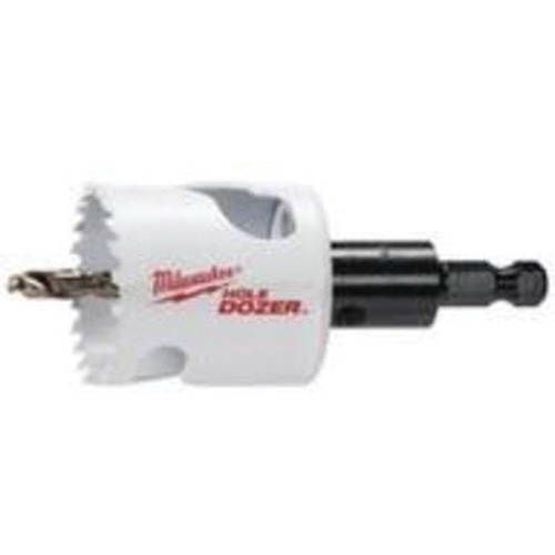 Hole Dozer Hole Saw with Arbor, 1-3/4", 1-5/8" Depth of Cut, Bi-Metal WestPier
