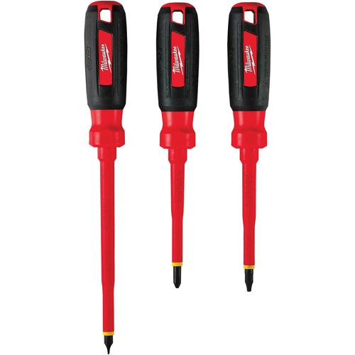 Insulated Screwdriver Kit, 1000 V, 3 Pcs WestPier