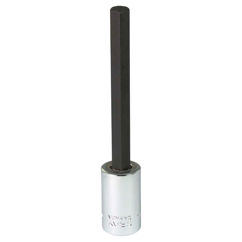 Extra Long Bit  Socket, 8 mm x 4" L, 3/8" Drive WestPier