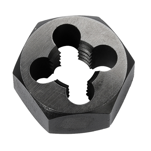 Hex Rethreading Die Nut, 1"/1-1/4" Dia., 1/4"-18 Thread, Carbon Steel/Chromium Steel WestPier