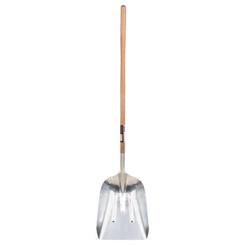 Pelle creuse, Bois, Lame Aluminium, Manche Droit, 45-3/4" Longueur WestPier