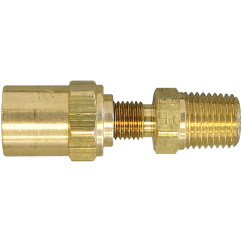 Raccord pour boyau r&eacute;utilisable filetage NPT 3/8", 11/16" dia., Laiton WestPier
