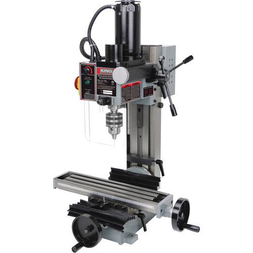 Mini Milling & Drilling Machine, 2 Speeds, 1/2" Drilling Capacity WestPier