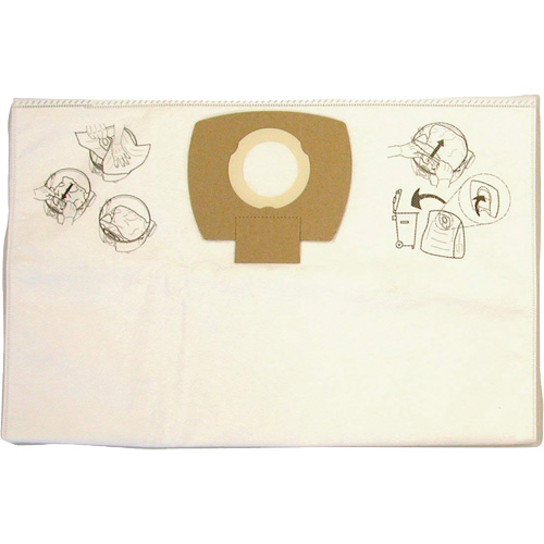 Sacs-filtre en papier pour aspirateur, 8 gal. US WestPier