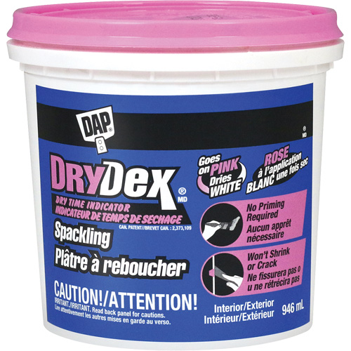 DryDex&reg; Spackling, 946 ml, Plastic Container WestPier