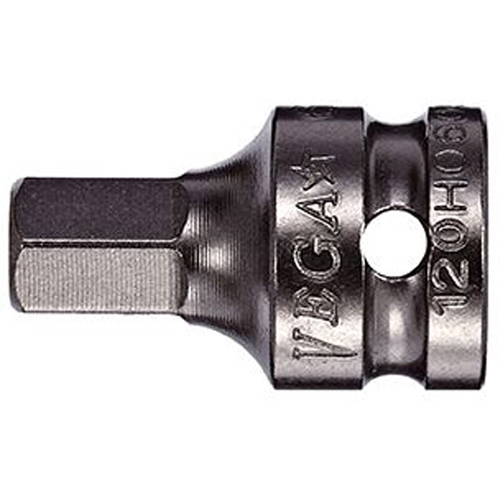 Embout &agrave; ins&eacute;rer, Hexagonale, 4 mm x 1" lo, Prise 3/8" WestPier