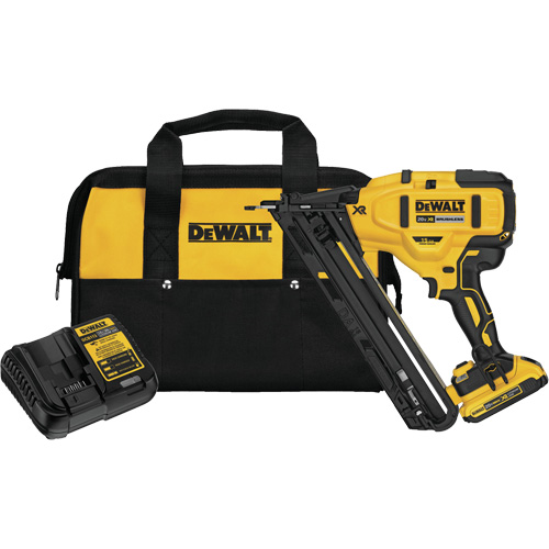 Max XR&reg; Angled Finish Nailer Kit, 20 V, Lithium-Ion WestPier