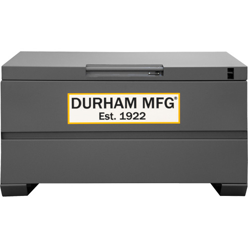 Jobsite Storage Box, 48" x 24" x 27-13/16", Steel, Grey WestPier