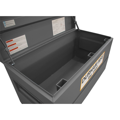 Jobsite Storage Box, 48" x 24" x 27-13/16", Steel, Grey WestPier