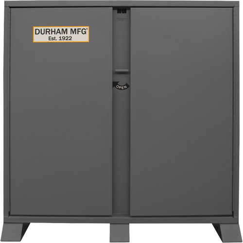 Jobsite Storage Shelving Cabinet, Steel, 47.5 Cubic Feet, Grey WestPier