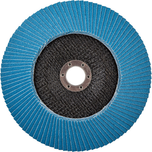 BlueFire R884P Coarse Grit Flap Disc, 7" x 7/8", Type 27, 80 Grit, Zirconia Alumina WestPier