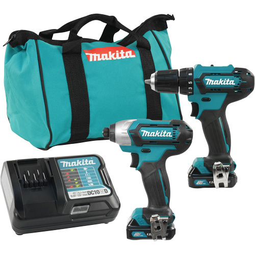 Ensemble de perceuse et tournevis &agrave; chocs sans fils, Lithium-ion, 12 V WestPier