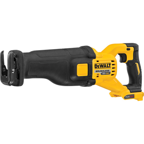 FlexVolt&reg; Max Brushless Reciprocating Saw (Tool Only), 60 V, Lithium-Ion Battery, 0-3000 SPM WestPier
