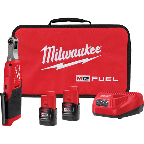 M12 Fuel High Speed Ratchet Kit, 12 V, 1/4" Drive WestPier