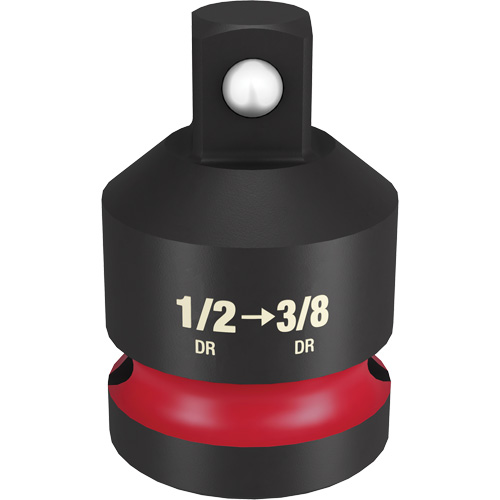 Shockwave Impact Duty Drive Adapter, Impact, 1/2" Drive, 3/8" Socket, 1.5" L WestPier