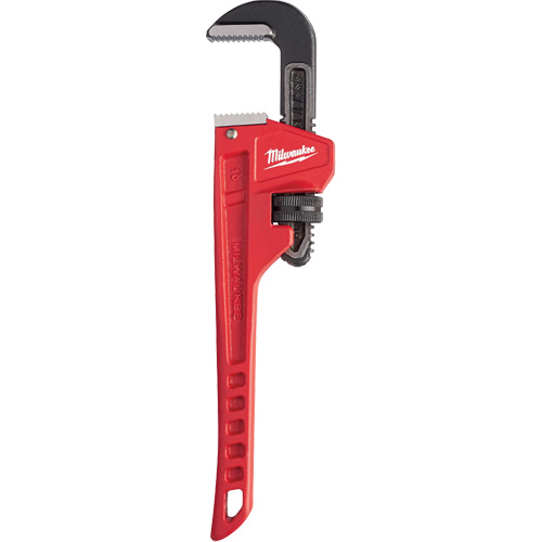 Cl&eacute; &agrave; tuyau, Cap des m&acirc;choires 1-1/2", Longueur 10", Fini Rev&ecirc;tement en poudre, Prise Ergonomique WestPier