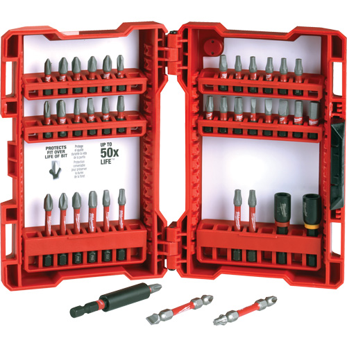 Jeu de 40 embouts de visseuse &agrave; percussion Shockwave Impact-Duty WestPier