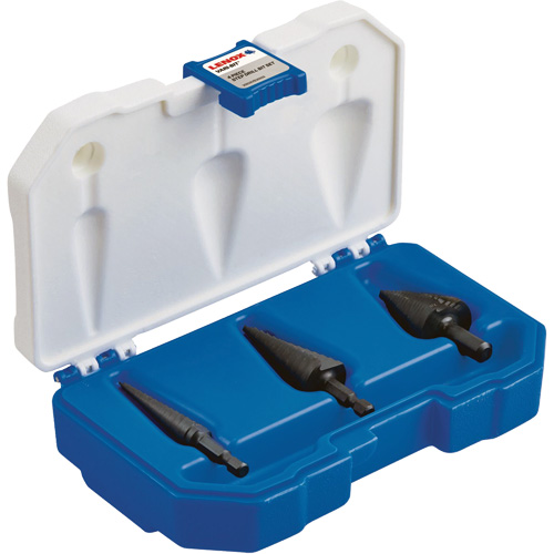 Step Drill Bit Set, 3 Pieces, High Speed Steel WestPier
