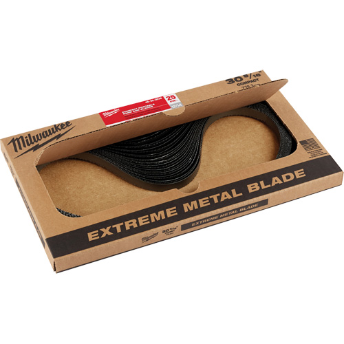 Lames-ruban pour coupes de m&eacute;taux extr&ecirc;mes, Acier rapide, 30-9/16" lo x 1/2" la x &eacute;paisseur 0,02", 12/14 dents par pouce WestPier