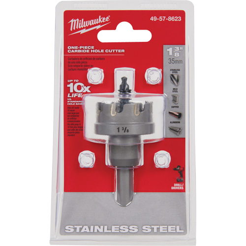 Scies-cloches au carbure monobloc, 1-3/8", Profondeur de la coupe de 3/16" WestPier