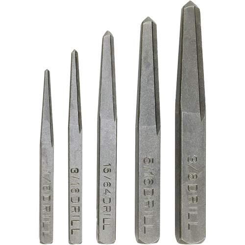 Jeu d'extracteurs &agrave; vis, Acier au chrome, 5 Morceaux WestPier