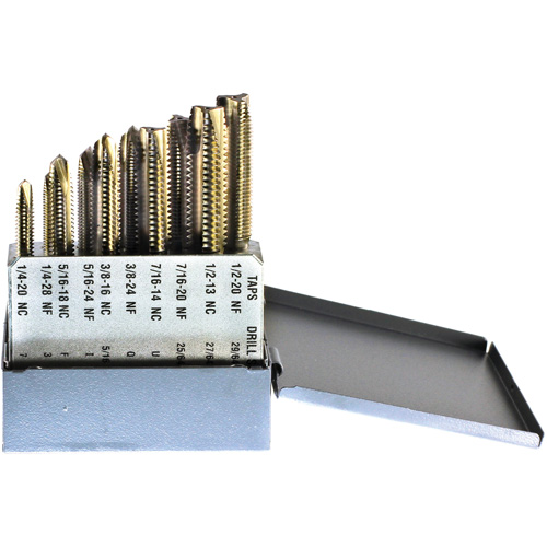 Jeu de tarauds DRILLCO, 10 morcea WestPier