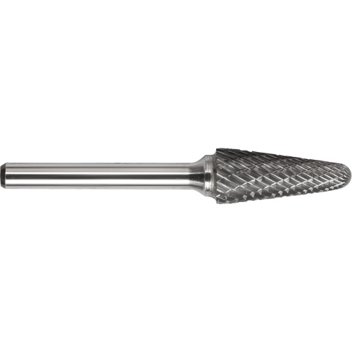DRILLCO Single Cut Ballnose Cone Burr, SL-1 WestPier