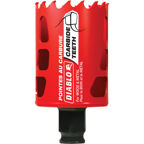 Wood & Metal Hole Saw, 1-7/8", 2-3/8" Depth of Cut, Carbide WestPier