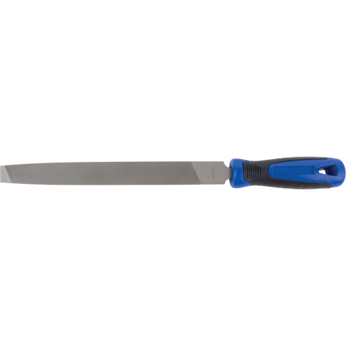 Mill File With Handle, Flat, 6", Bastard WestPier