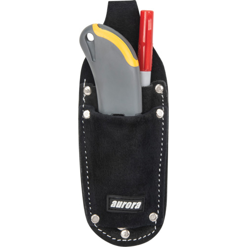 Utility Pouch, Knife Holder, Leather, 3 Pockets WestPier