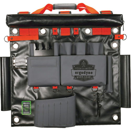Arsenal 5710 Bucket Truck Tool Board with Tool Tethering Attachment Points, Nylon, 8 Pockets, Grey WestPier