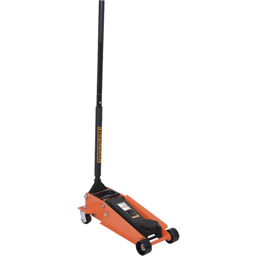 953D 2XP Floor Jack, 3 Ton(s) Capacity, 4-7/10" Lowered, 18-1/10" Raised, Manual Hydraulic WestPier