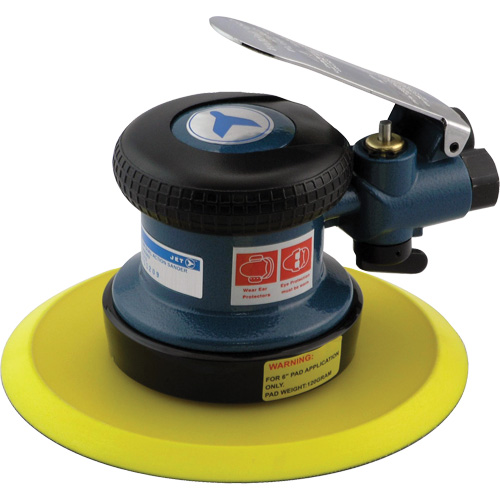 DA63NV Heavy-Duty Dual-Action Non-Vac Random Orbital Sander, 6" Dia., 1/4" NPT Inlet, 10000 RPM WestPier