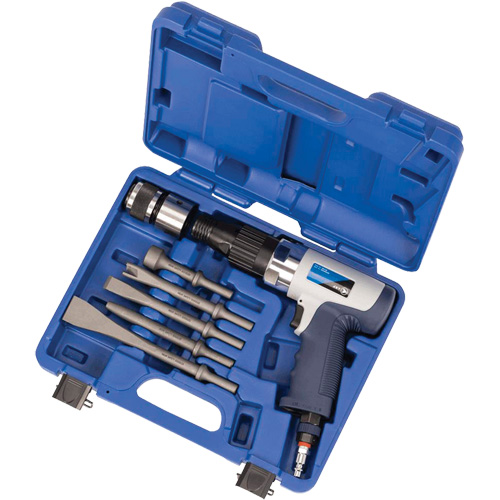 AH200SHD 6-Piece Super Heavy-Duty Air Hammer Kit, 3.7 CFM, 1/4" NPT, 2000 BPM WestPier