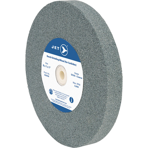 GC810C Bench Grinding Wheel, 8" x 1", 1" Arbor, Silicon Carbide WestPier