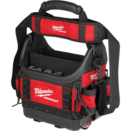 PackOut 10" Structured Tote, Ballistic Polyester, 35 Pockets, Red WestPier