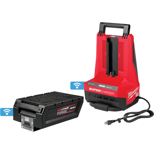 Ensemble bloc-pile HD12.0 MX Fuel RedLithium Forge et super chargeur WestPier
