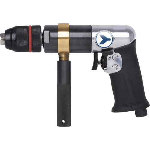 AD12VSR Variable Speed Air Drill, 6 CFM, 1/4" NPT, 1/2" Chuck, Keyless WestPier