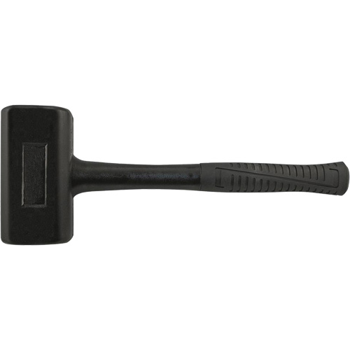 DB-100HD Marteaux monopi&egrave;ce &agrave; t&ecirc;te de massue sans rebond, 1 lb, Prise Textur&eacute;, 12" lo WestPier