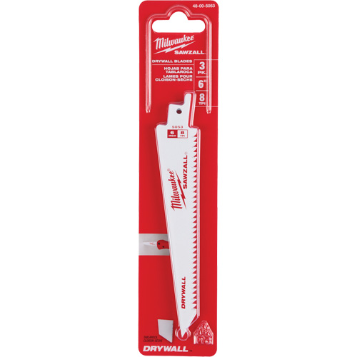 Lames Sawzall 8 TPI pour cloison s&egrave;che WestPier