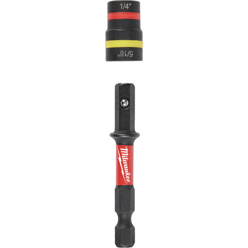 Tourne-&eacute;crous 2-en-1 Shockwave Impact Duty Quik-Clear, 5/16"/1/4" prise, 2-1/4" lo, Magn&eacute;tique WestPier