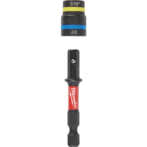 Shockwave Impact Duty Quik-Clear 2-in-1 Nut Drivers, 5/16"/3/8" Drive, 2-1/2" L, Magnetic WestPier